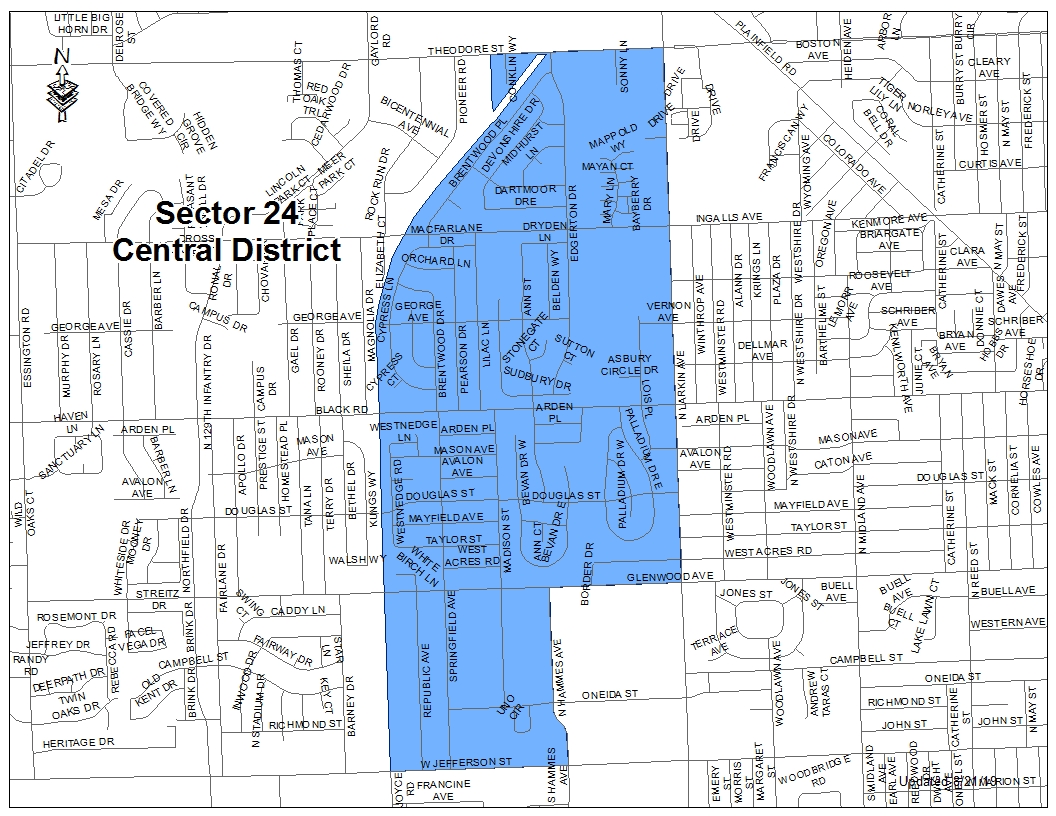 Sector 24 Map